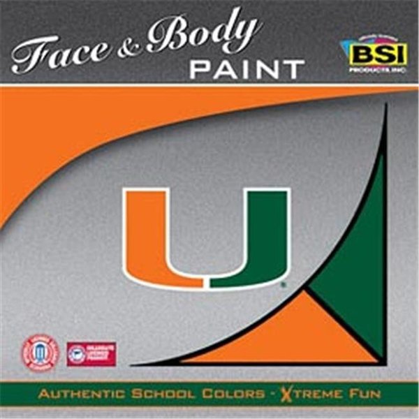 Bsi Products Miami Hurricanes Face Paint 1588981031